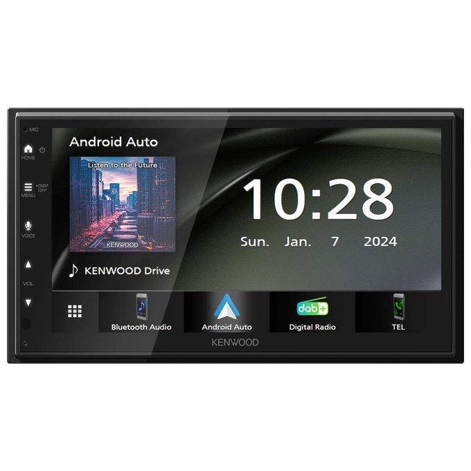 Kenwood Sistema Audiocar DMX5023DABS Display Touchscreen 6.8'' Nero Bluetooth DAB