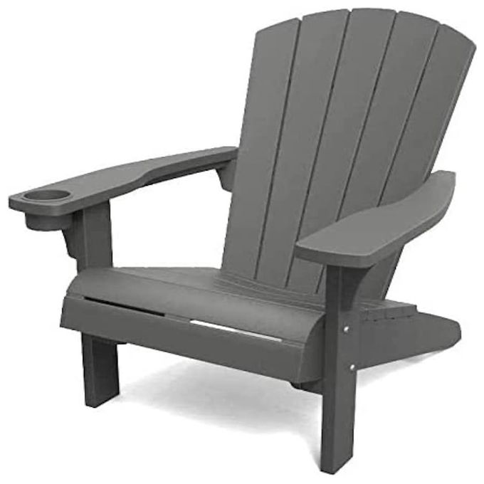 Keter Alpine Adirondack 80X93X93H  Wood Look Grafite