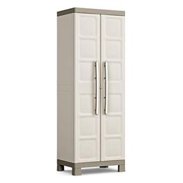 Armadio da esterno in resina EXCELLENCE Alto con Tuttopiani e 4 ripiani regolabili dimensioni 65x45x182H