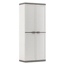 Armadio da esterno in resina JOLLY Alto con 3 ripiani regolabili 68x39x166h per organizzazione ottimale