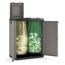 Armadio per Raccolta Differenziata Split Cabinet Recycling Basic 68x39x85 Cm