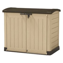 Box Portattrezzi da esterno STORE IT OUT ARC in resina 146x82x120h - 1200 LT beige