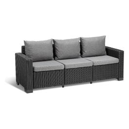 California Sofa 3 Posti Con Cuscini Grafite       