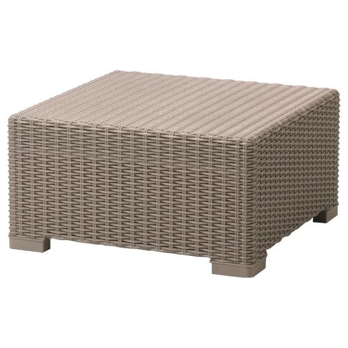 Keter California Tavolo 68x68x35h Cm Cappuccino