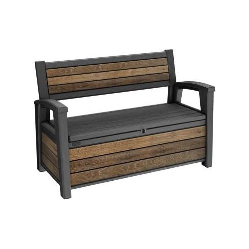 Baule Da Esterno Keter Capri - Effetto Rattan, 305L, Ruote E Lucchetto - Marrone - Foto 3