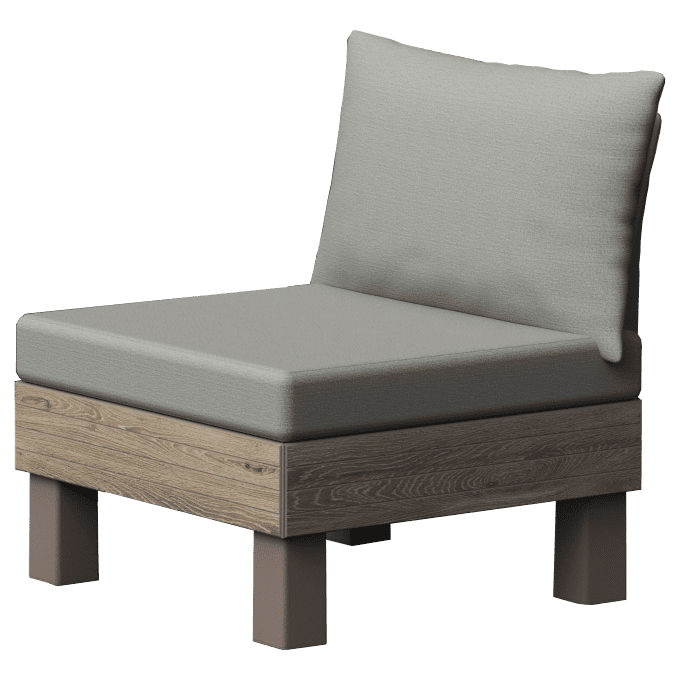 Keter Elements Modulo Seduta con Schienale e Cuscino - Consente la composizione di ogni possibile combinazione del Set modulare Elements. Facile da as