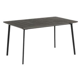 Metalea Tavolo Con Finitura Effetto Metallo