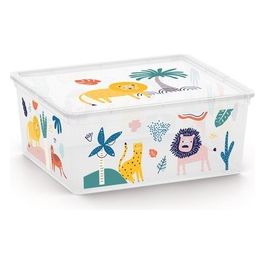 Scatola Salvaspazio Box Style Wild Animals