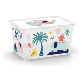 Scatola Salvaspazio Box Style con Ruote wild Animals con Ruote