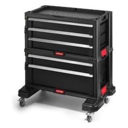 Carrello Porta Attrezzi E Utensili 5 Cassetti Con Ruote 562X289X502Cm