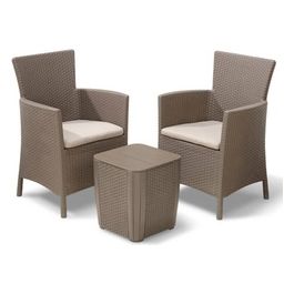 Set Mobili Da Giardino Iowa Cappuccino         
