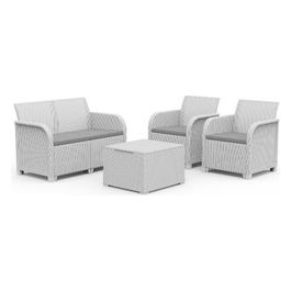Set Salottino Da Giardino Rosalie Bianco