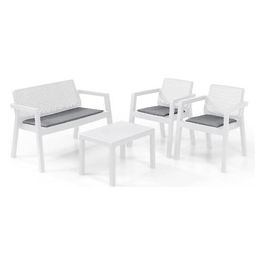 Set Salottino Da Giardino Emily Bianco
