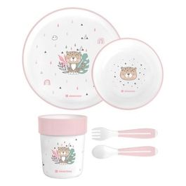 Set Piatti Bimbo Savanna Pink