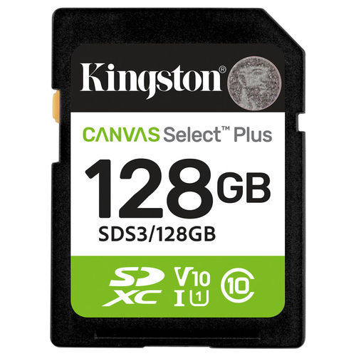 0740617348286 Scheda SDXC 128GB Canvas Select Plus Gen3 150MB/s