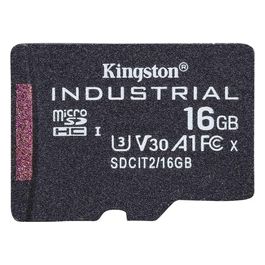 16GB microSDHC Industrial C10 A1 pSLC - Scheda singola senza adattatore