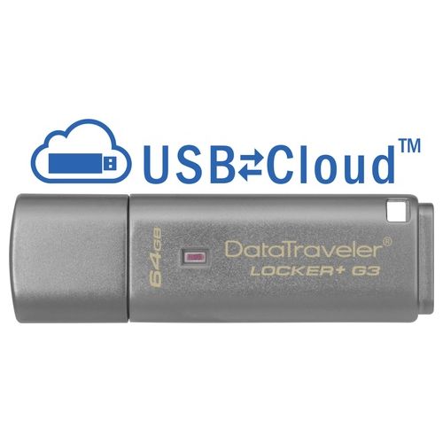 Kingston 64gb Usb 3.0 Dt Locker+ G3 W/automatic Data Security