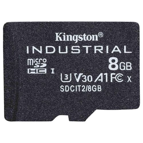 Kingston 8GB microSDHC Industrial C10 A1 pSLC - Scheda singola senza adattatore