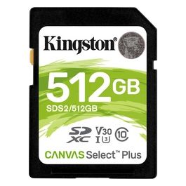 Kingston Canvas Select Plus Scheda di Memoria Micro SD - SDS2/512 GB, Class 10 UHS-I