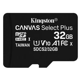 Kingston Canvas Select Plus SDCS2/32GB Scheda microSD Classe 10 con Adattatore SD Incluso, 32 GB