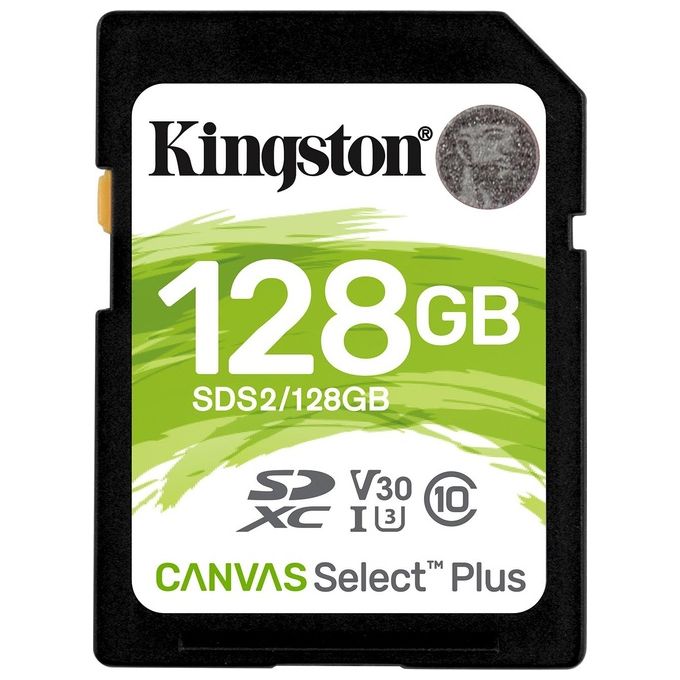 Kingston Canvas Select Plus Scheda di Memoria Micro SD - SDS2/128 GB, Class 10 UHS-I