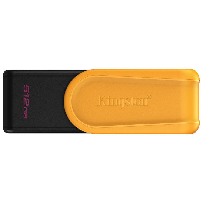 Kingston DataTraveler Exodia S 512GB USB 3.2 Chiavetta USB Girevole Nero-Giallo