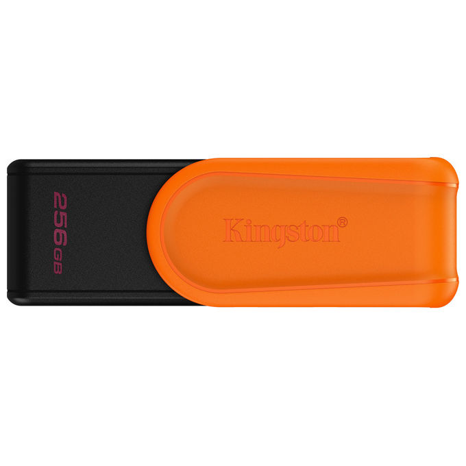 Kingston DataTraveler Exodia S 256GB Chiavetta USB 3.2 Gen 1 Nero e Arancione Pendrive