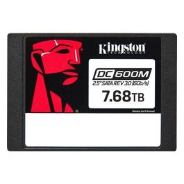 Kingston DC600M SSD Mixed Use Crittografato 7.68Tb Interno 2.5" SATA 6Gb/s 256 bit AES Self-Encrypting Drive (SED)