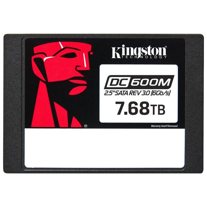 Kingston DC600M SSD Mixed Use Crittografato 7.68Tb Interno 2.5'' SATA 6Gb-s 256 bit AES Self-Encrypting Drive (SED)