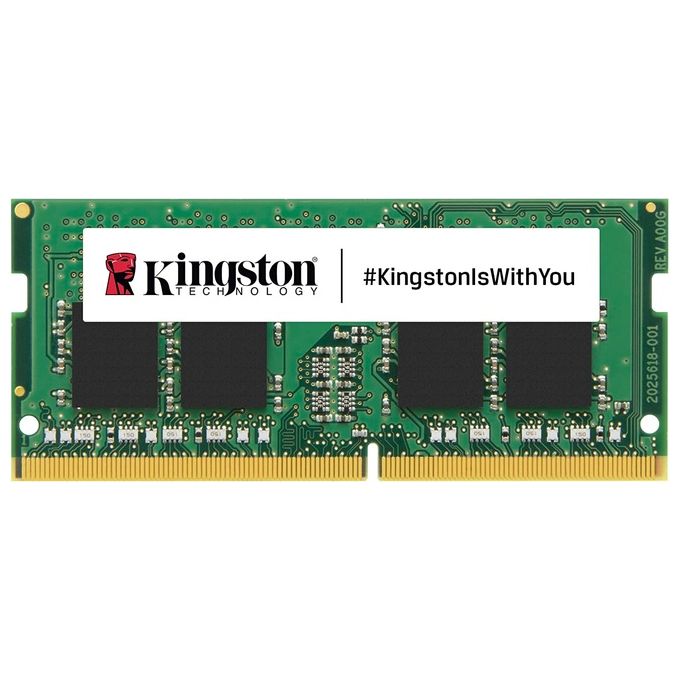 Kingston DDR4 Modulo 4Gb SO DIMM 260-pin 3200 MHz / PC4-25600 CL22 1.2 V senza Buffer non ECC
