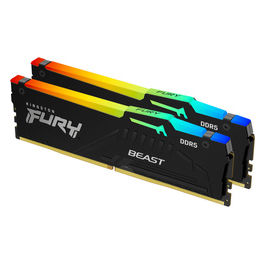 Kingston FURY Beast 32GB DDR5 6000MT/s RGB Memoria RAM per PC Gaming Overclock