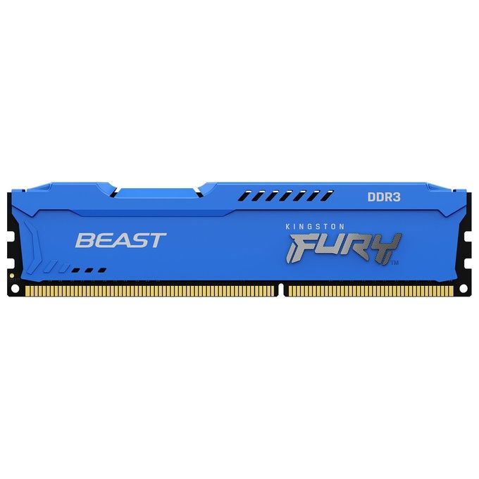 Kingston FURY Beast Memoria Ram 4GB 1600MHz DDR3 CL10 DIMM  Blue
