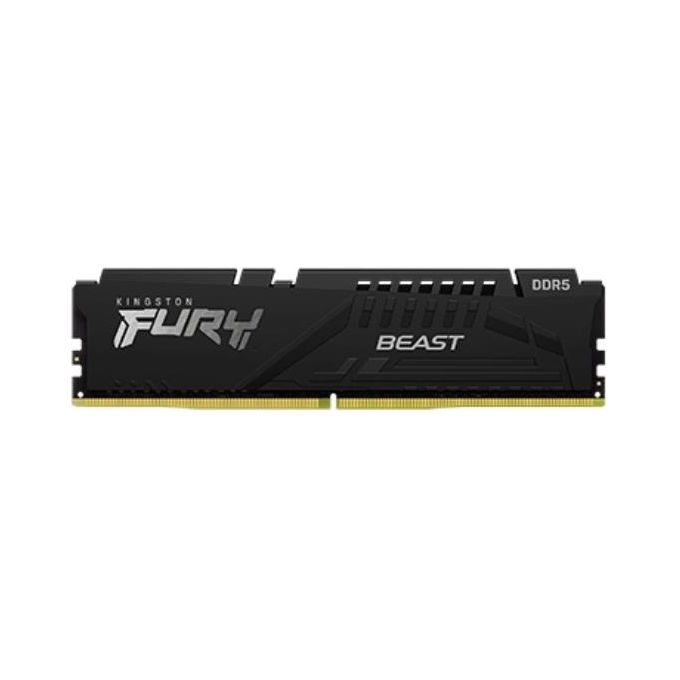 Kingston Fury Beast 16Gb DDR5 4800MHz CL38 DIMM Memoria Gaming Kit per Computer Fissi