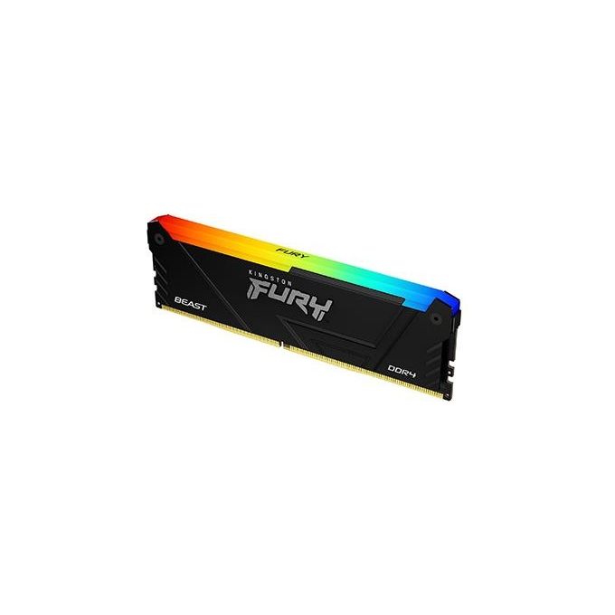 Kingston FURY Beast RGB DDR4 Modulo 8Gb DIMM 288-PIN 2666 MHz CL16 1.2 V senza Buffer On-Die ECC Nero