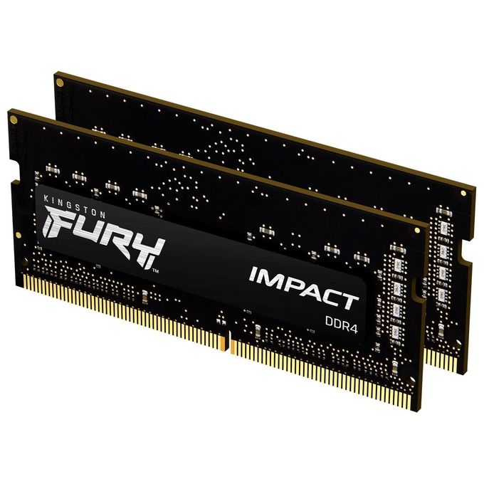 Kingston FURY Impact Memoria Ram 16GB 3200MHz DDR4 CL20 SODIMM (Kit of 2) 