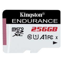 Kingston High Endurance Scheda di Memoria Flash 256Gb A1 / UHS-I U1 / Class10 microSDXC UHS-I U1