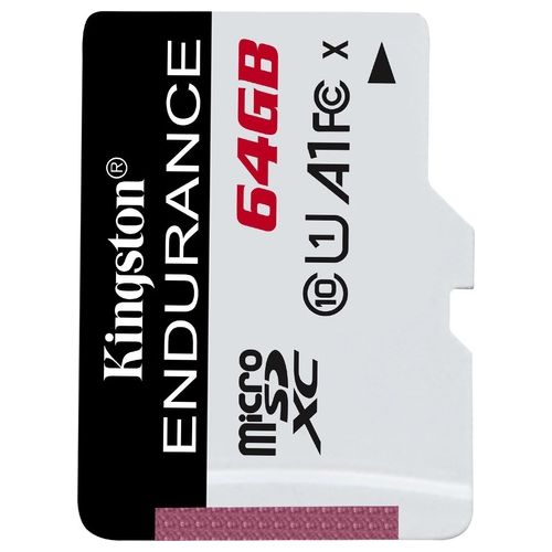 Kingston High Endurance SDCE/64 GB Scheda microSD da 64 GB Classe 10 Uhs-i