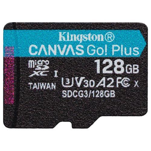 Kingston SDCG3/128GBSP MicroSDXC Canvas Go Plus 128Gb