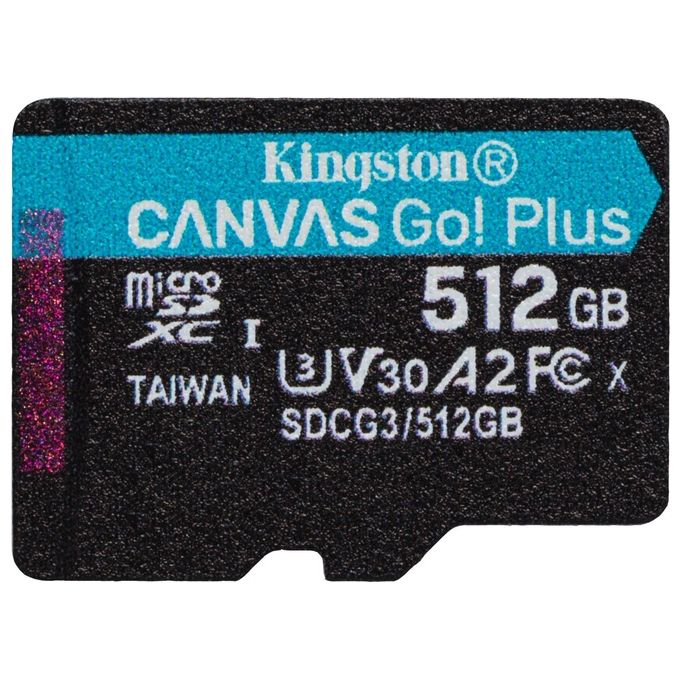 Kingston SDCG3/512GBSP 512gb MicroSDXC Canvas Go Plus