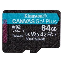 Kingston SDCG3/64GBSP 64Gb MicroSDXC Canvas Go Plus