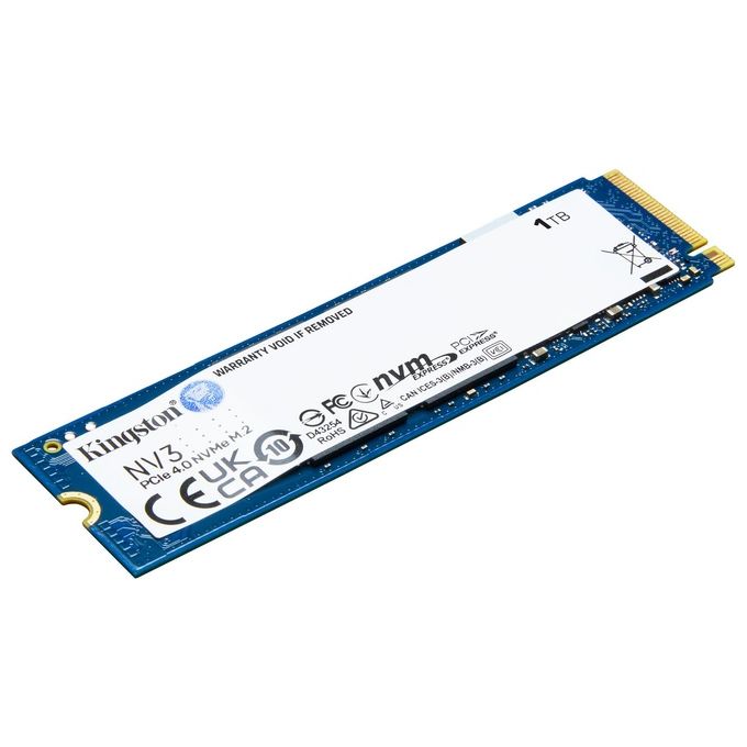 Kingston Technology 1000Gb NV3 M.2 2280 NVMe SSD