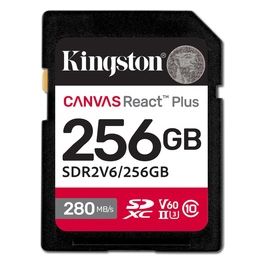Technology 256Gb Canvas React Plus SDXC UHS-II 280R/150W U3 V60 for Full HD/4K
