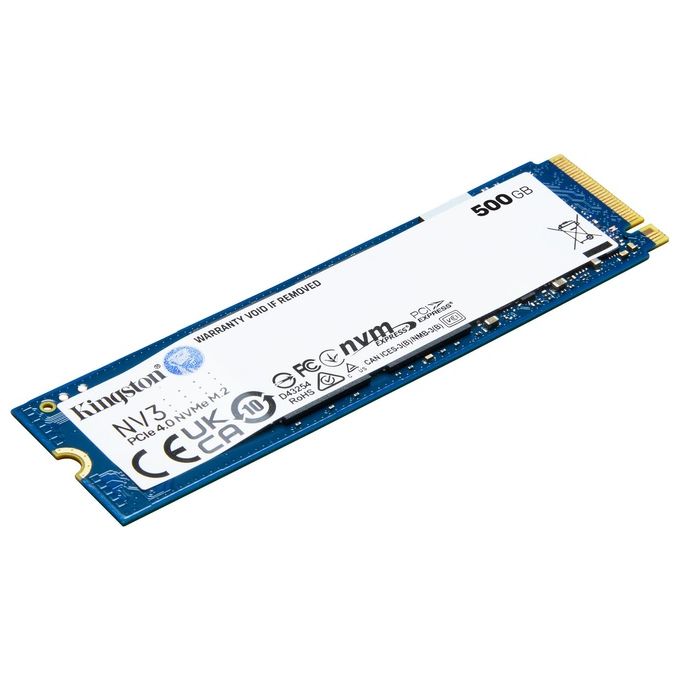 Kingston Technology 500Gb NV3 M.2 2280 NVMe SSD