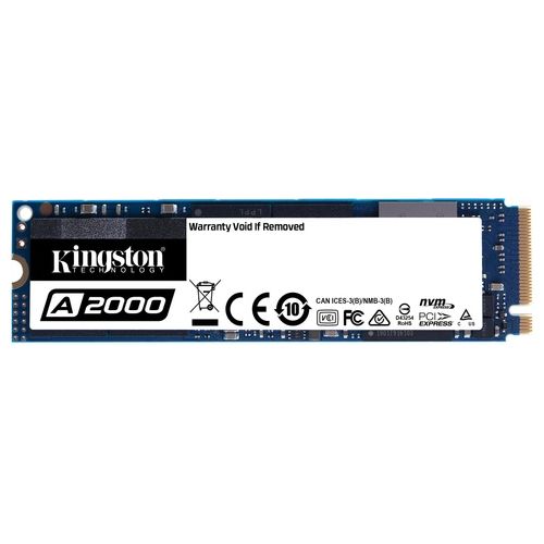 Kingston Technology A2000 Drives allo Stato Solido M.2 250Gb PCI Express 3.0 NVMe