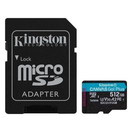 Kingston Technology Canvas Go! Plus Memoria Flash 512Gb MicroSD Classe 10 UHS-I
