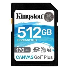 Kingston Technology Canvas Go! Plus Memoria Flash 512Gb SD UHS-I Classe 10