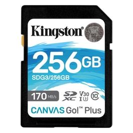 Kingston Technology Canvas Go! Plus Memoria Flash 256Gb SD Uhs-i Classe 10