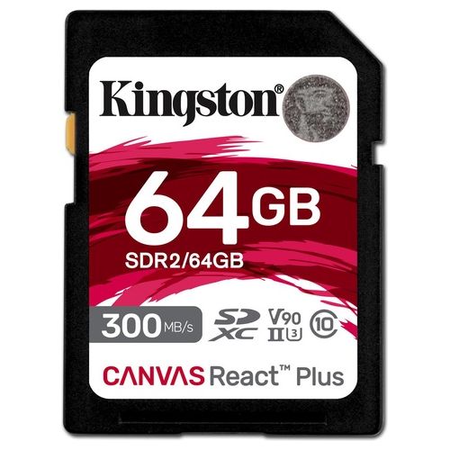 Kingston Technology Canvas React Plus 64Gb SD UHS-II Classe 10