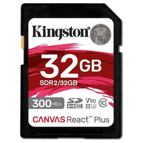 Kingston Technology Canvas React Plus 32Gb SD UHS-II Classe 10