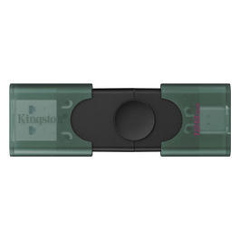 Technology, Chiavetta USB, 128GB, USB-A USB-C 3.2 Gen 1, DuoG2, Nero Verde